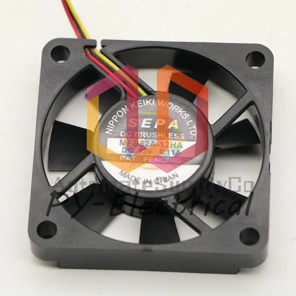 SEPA MFB52A-12HA 5010 DC12V 0.11A 5CM 3-Wire Silent Cooling Fan
