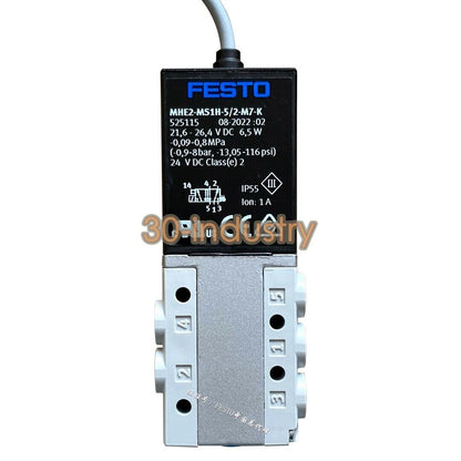 FESTO High-Frequency Solenoid Valve MHE2-MS1H-5/2-M7-K - FESTO