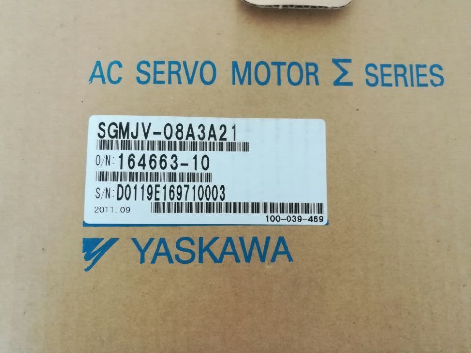 Yaskawa Servo motor SGMJV-08A3A21 NEW IN - YASKAWA