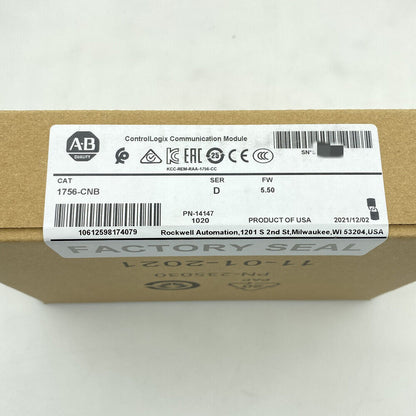 Allen-Bradley 1756-CNB SER D New AB 1756CNB - ALLEN-BRADLEY