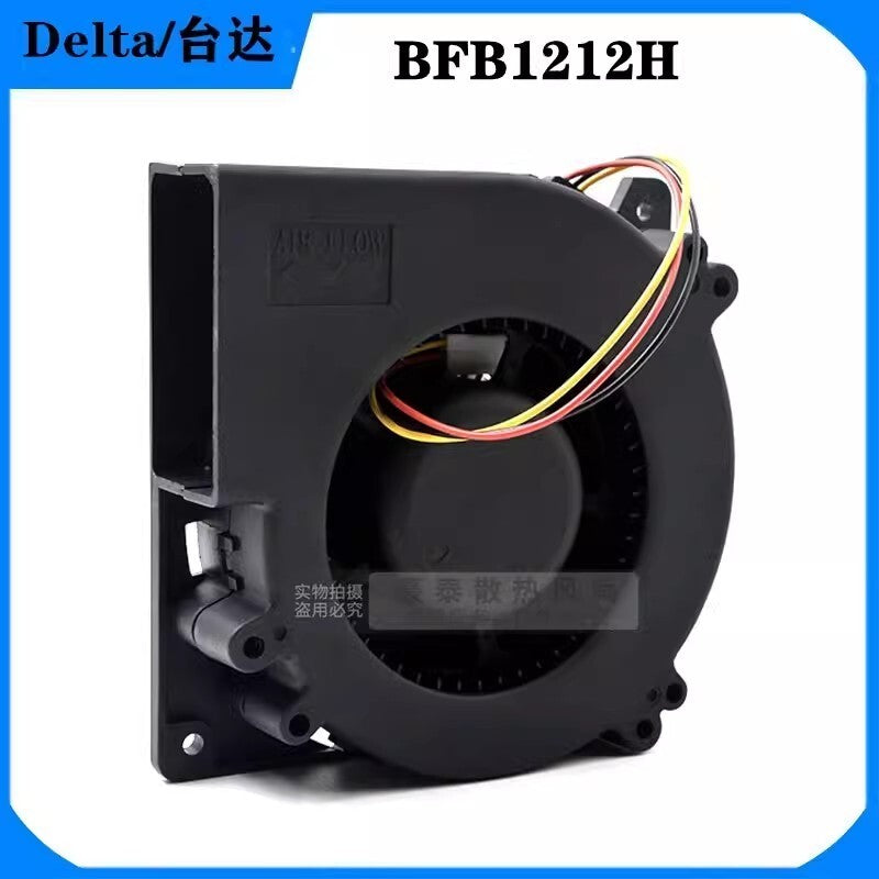 Delta BFB1212H 12032 DC12V 1.23A 12CM 3-Wire Ball Turbo Cooling Fan