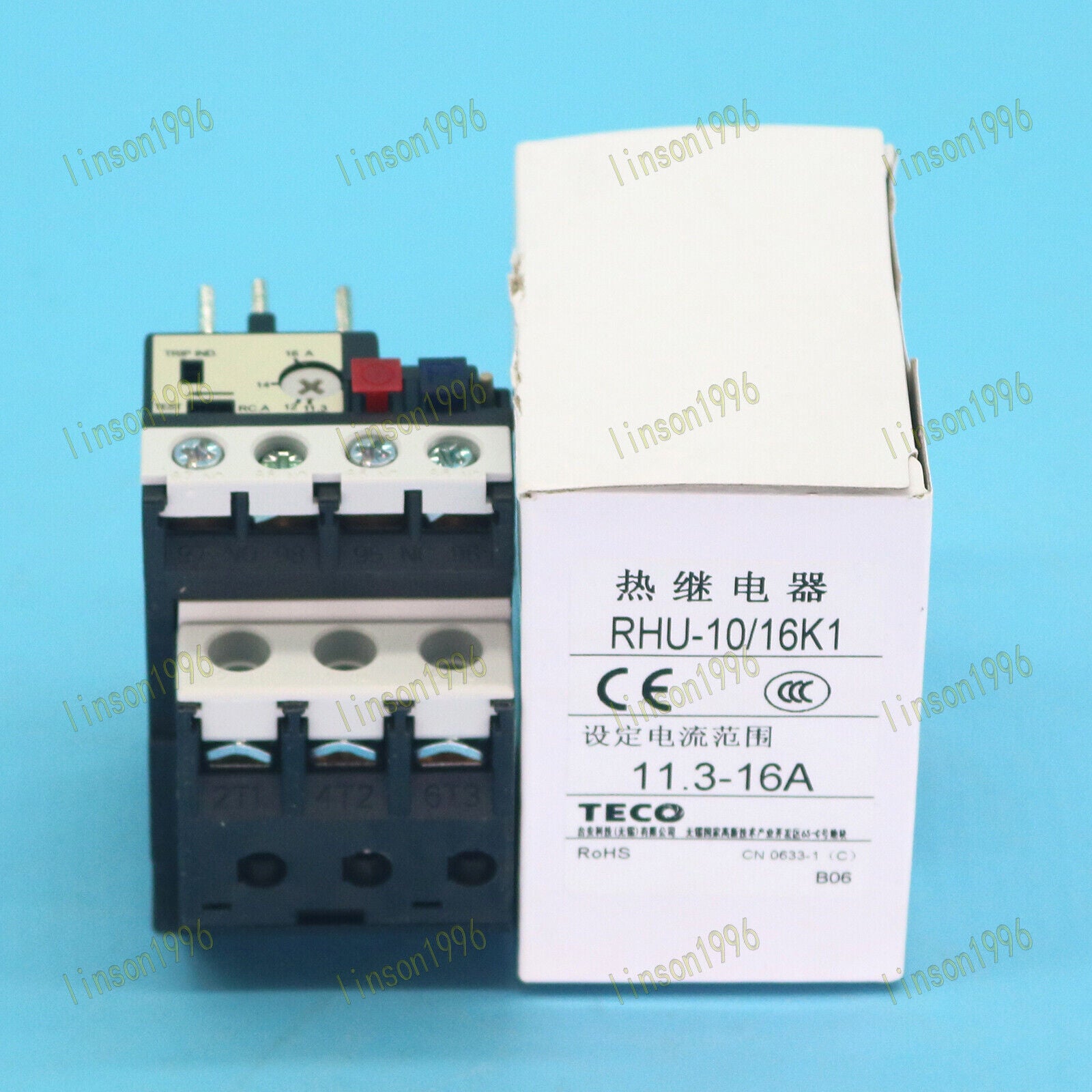 new 1PC  For TECO Thermal Overload Relay RHU-10/16K1 11.3-16A Fast Delivery TECO