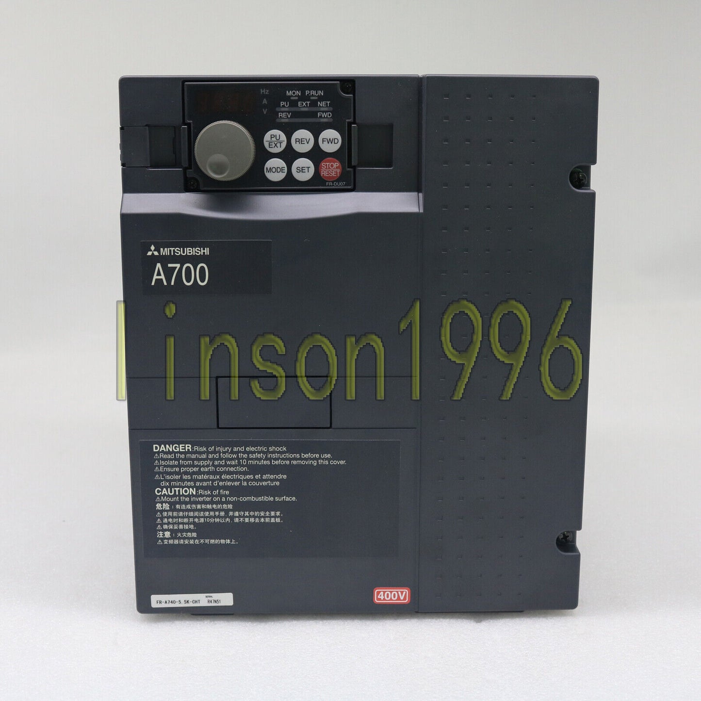 1PC Mitsubishi Inverter FR-A740-5.5K-CHT, 1-Year Warranty - MITSUBISHI