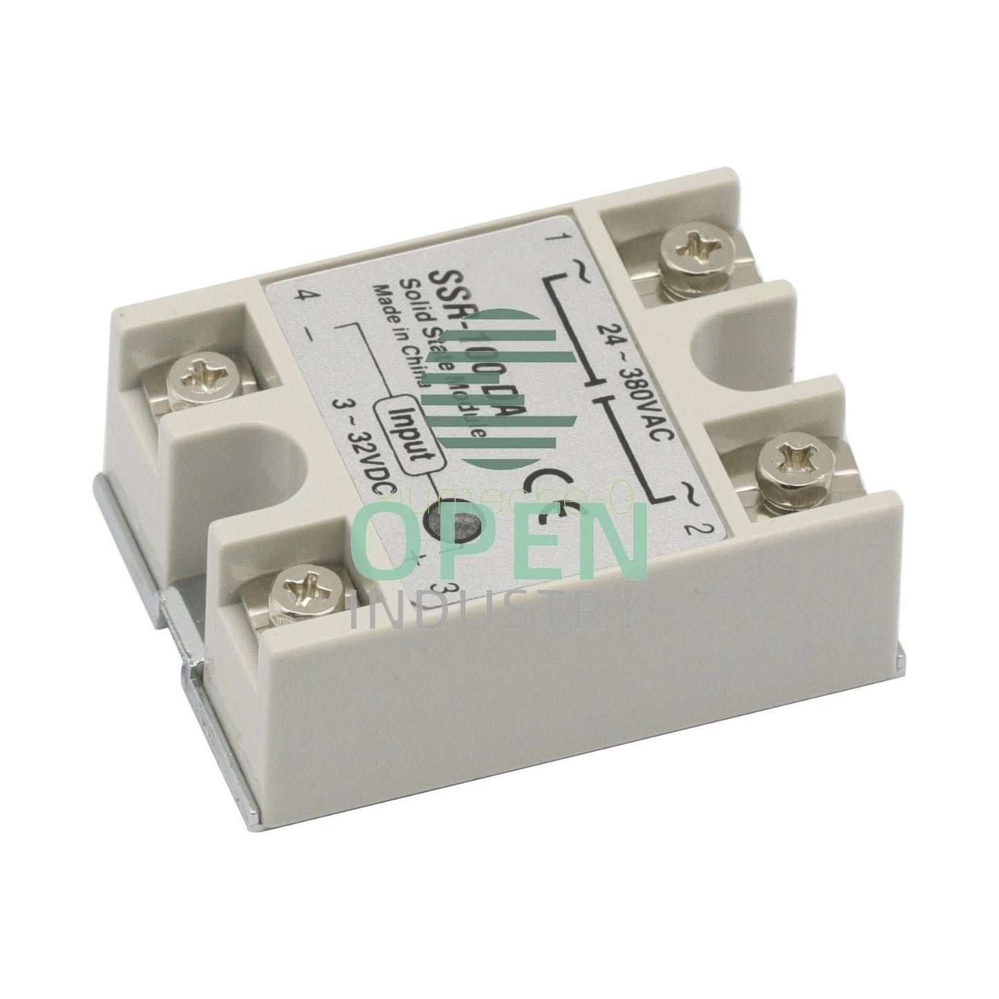 24V-380V 100A 250V SSR-100 DA Solid State Relay Module 3-32V DC To AC