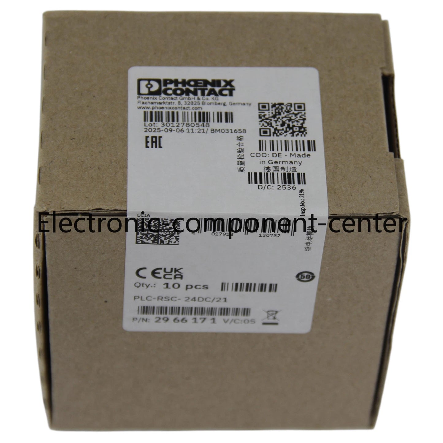 10PC Phoenix Contact Relay 2966171 PLC-RSC-24DC/21 - US Stock#k