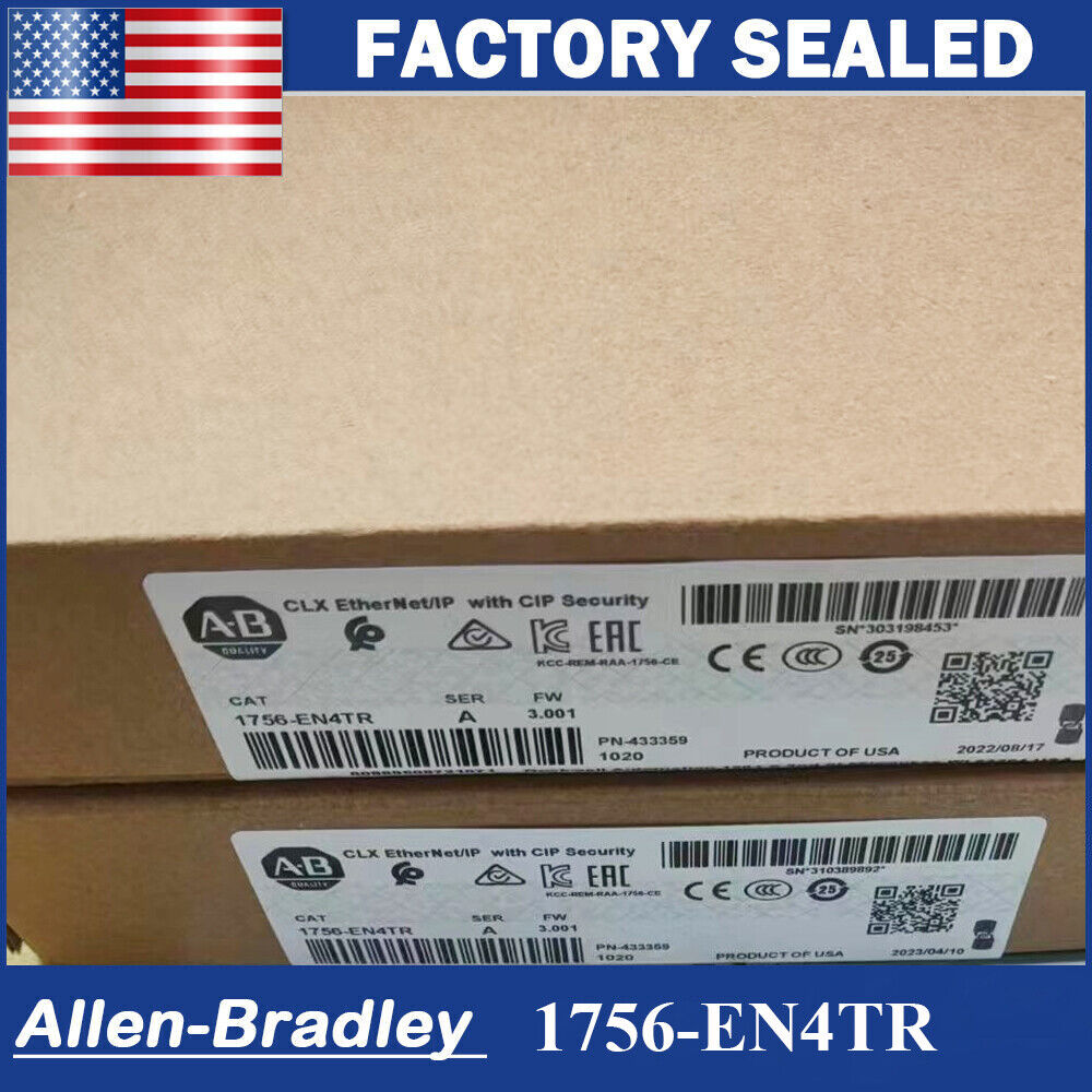 New Sealed Allen Bradley 1756-EN4TR Series A ControlLogix 2Port 10M/100M/1G Network Device - ALLEN BRADLEY