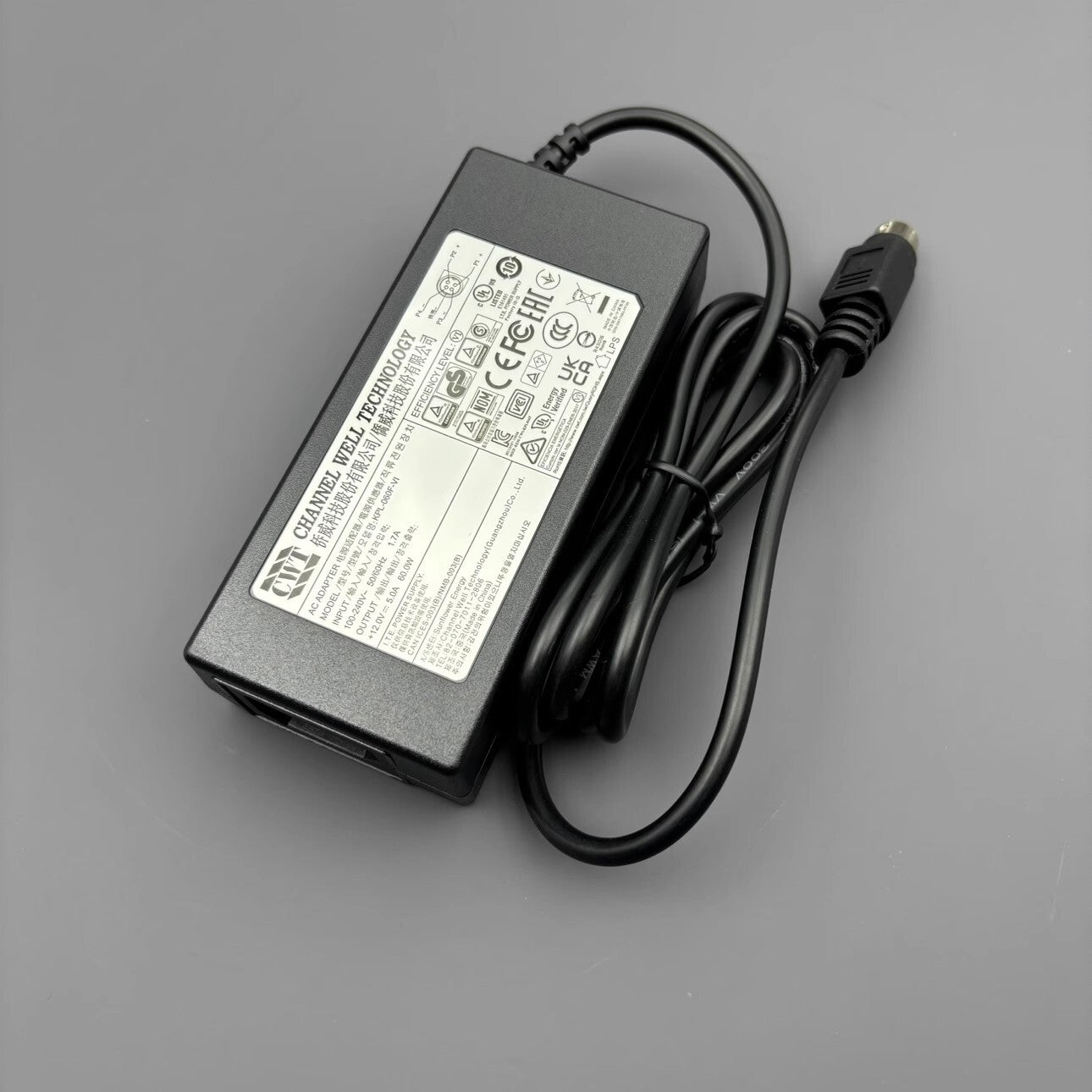 1PCS CWT KPL-060F-VI VCR Power Adapter Output 12V 5A