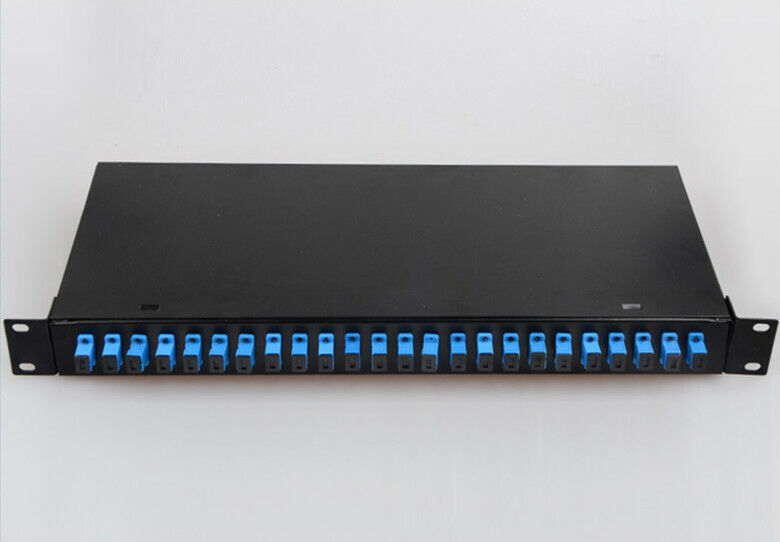 new 24-port SC terminal box fiber optic cable rack-mounted terminal fusion box