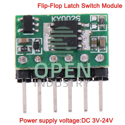 5A 3V-24V Flip-flop Latch Switch Module Bistable Single Button 5000mA