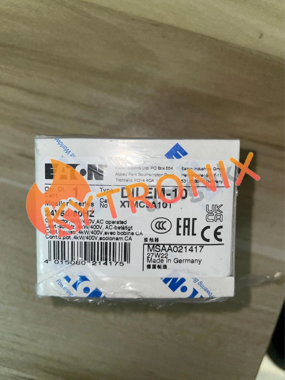 1PC EATON MOELLER DILEM-10 24V50/60HZ