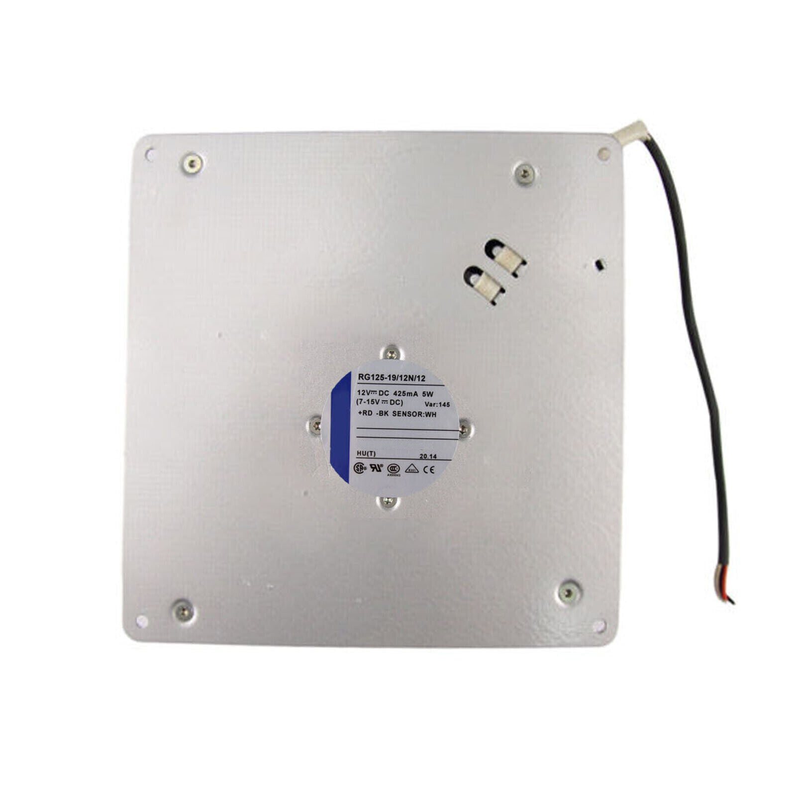 12V 425mA 5W Square Blower fan for 3-wire 180x180x40mm RG125-19/12N/12 - SQUAREBLOWER