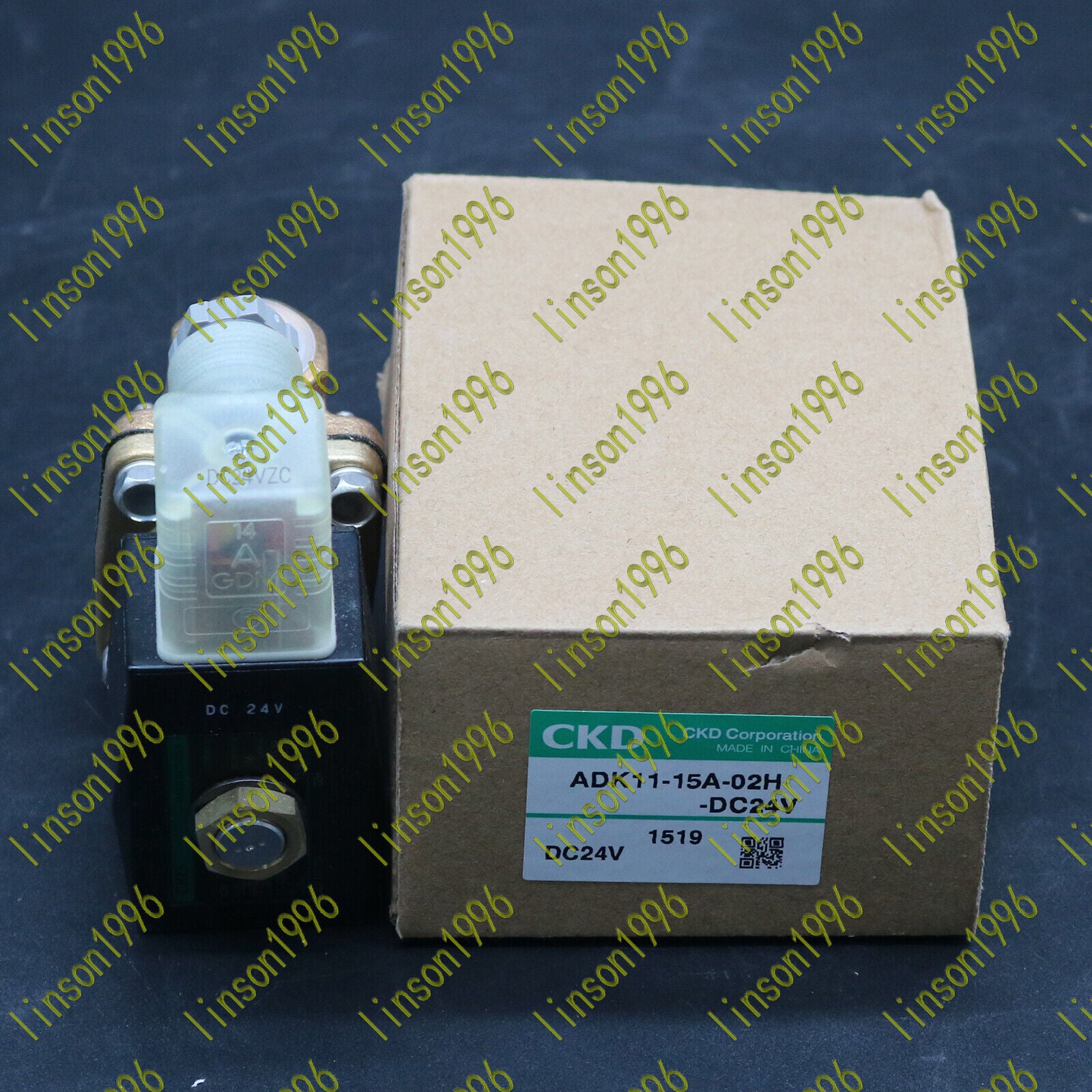 new 1PCS  CKD ADK11-15A-02H-DC24V Solenoid Valve In Box CKD