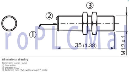 SICK IM12-02BPS-ZUK Cylindrical thread design ,PNP, 1PCS
