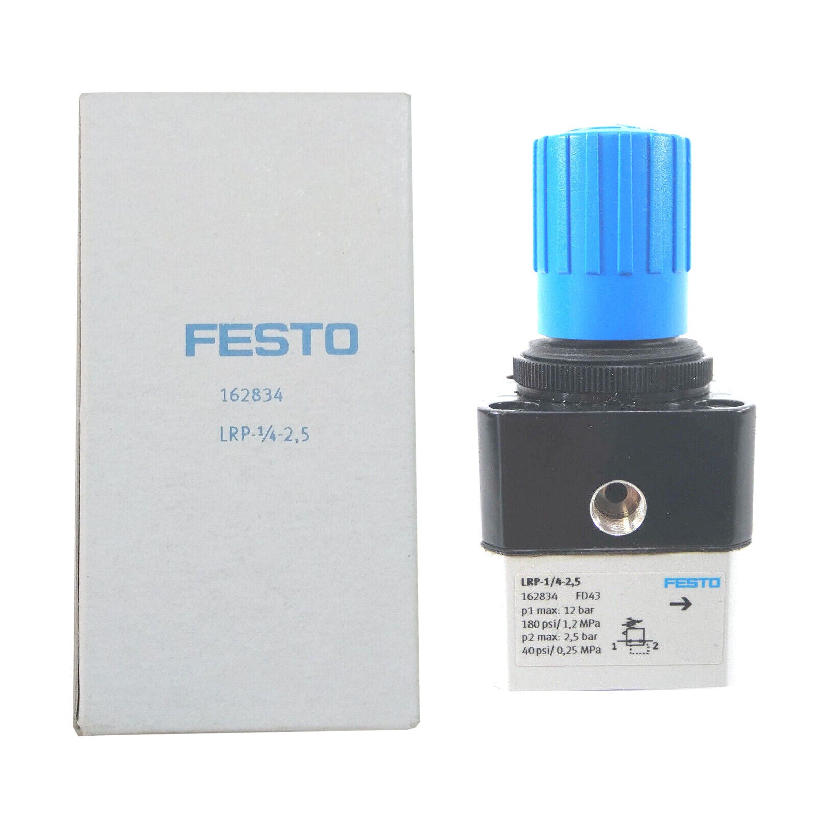 FESTO LRP-1/4-2,5 162834 Precision Pressure Regulator FESTO