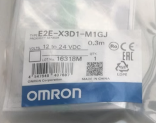 OMRON E2E-X3D1 Proximity Switch | Distance sensor | industrial use | reliable sensor | 20mA current | 100Hz action speed | 5ms response time - OMNISENSE