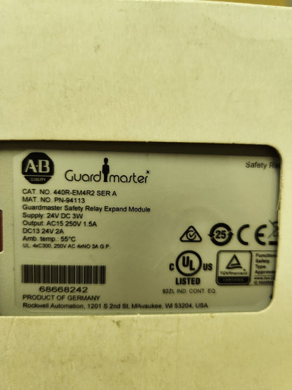 Allen Bradley Safety Relay GuardMaster 24VDC 5W - ALLEN BRADLEY