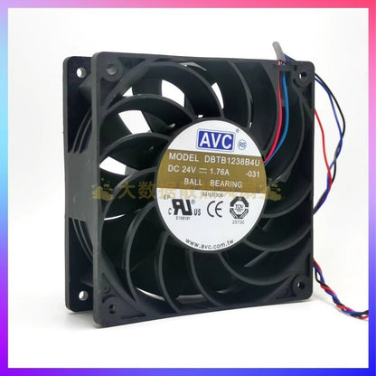 AVC DBTB1238B4U DC24V 1.76A 12038 3-Wire Inverter Cooling Fan