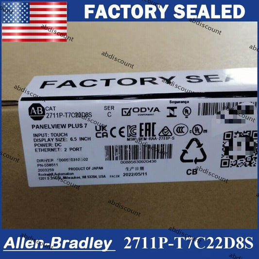 Sealed Allen-Bradley 2711P-T7C22D8S Pnlview Plus 7 Catalog - ALLEN-BRADLEY