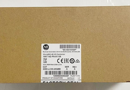 Allen-Bradley 2080-LC30-48QBB Micro830 Controller 48QBB LC30 - ALLEN-BRADLEY