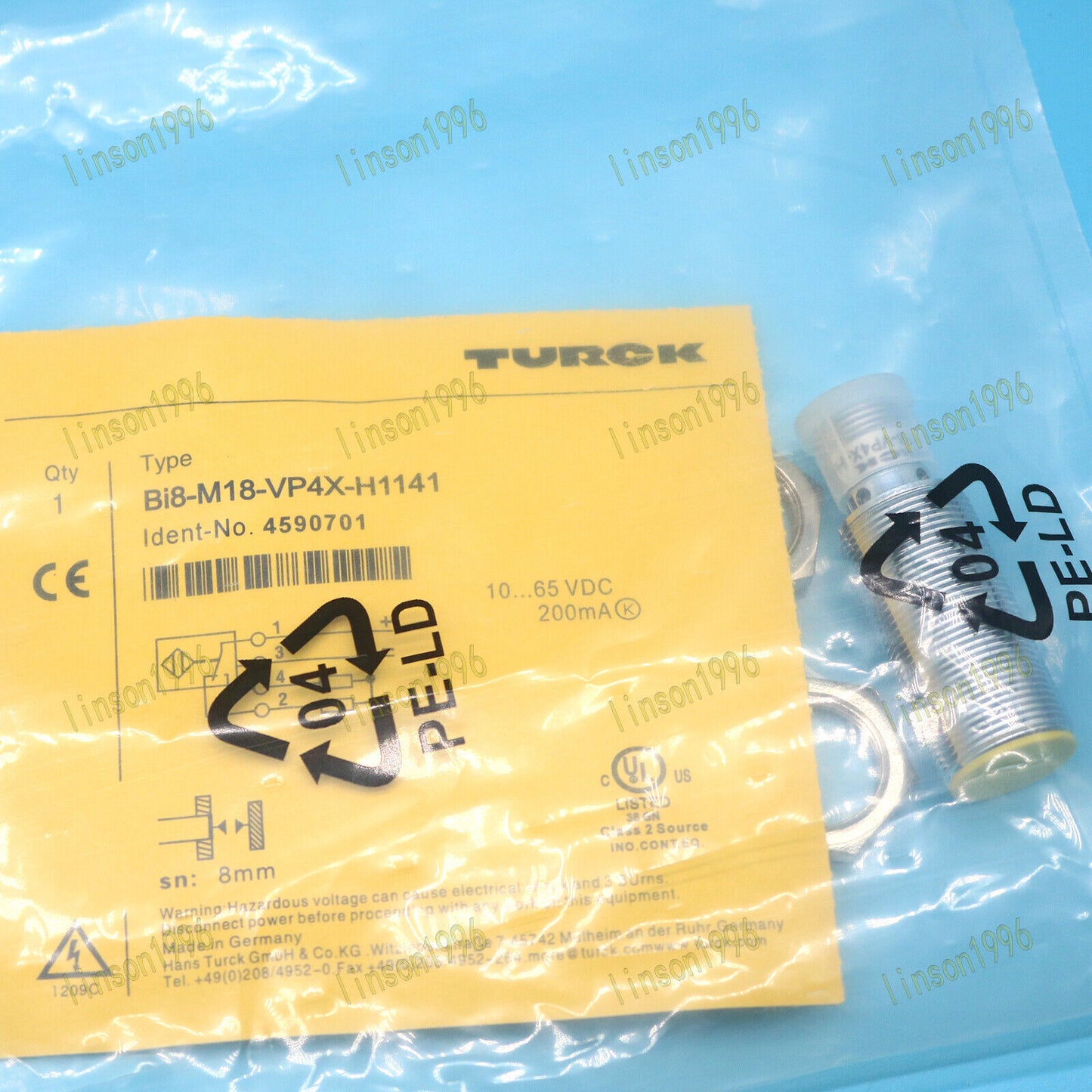 TURCK Bi8-M18-VP4X-H1141 Proximity Sensor Fast Delivery - TURCK