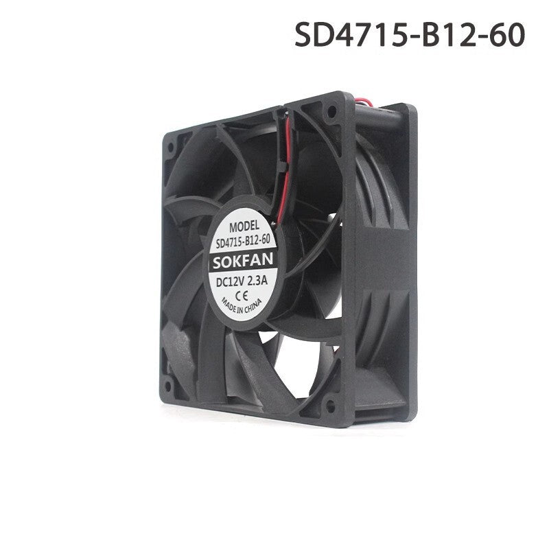 SOKFAN SD4715-B12-60 12038 12V 2.3A DC Cooling Fan for Inverter