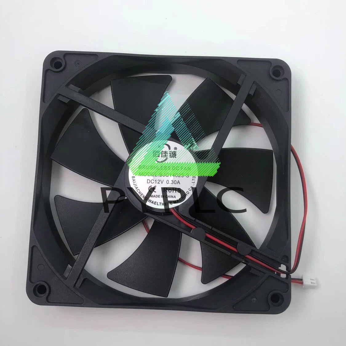 1PCS BJC14025S DC12V 0.30A 2-Wire Silent Cooling Fan~