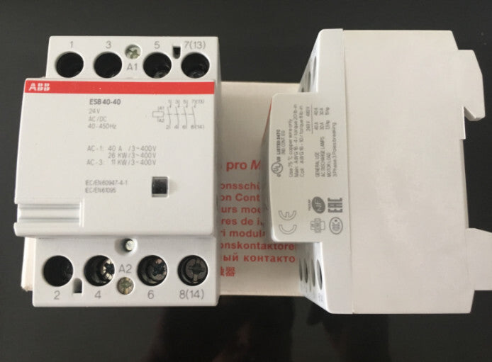 1PC  ABB  ESB40-40 GHE3491102R0001  24VAC/DC Contactor 4NO