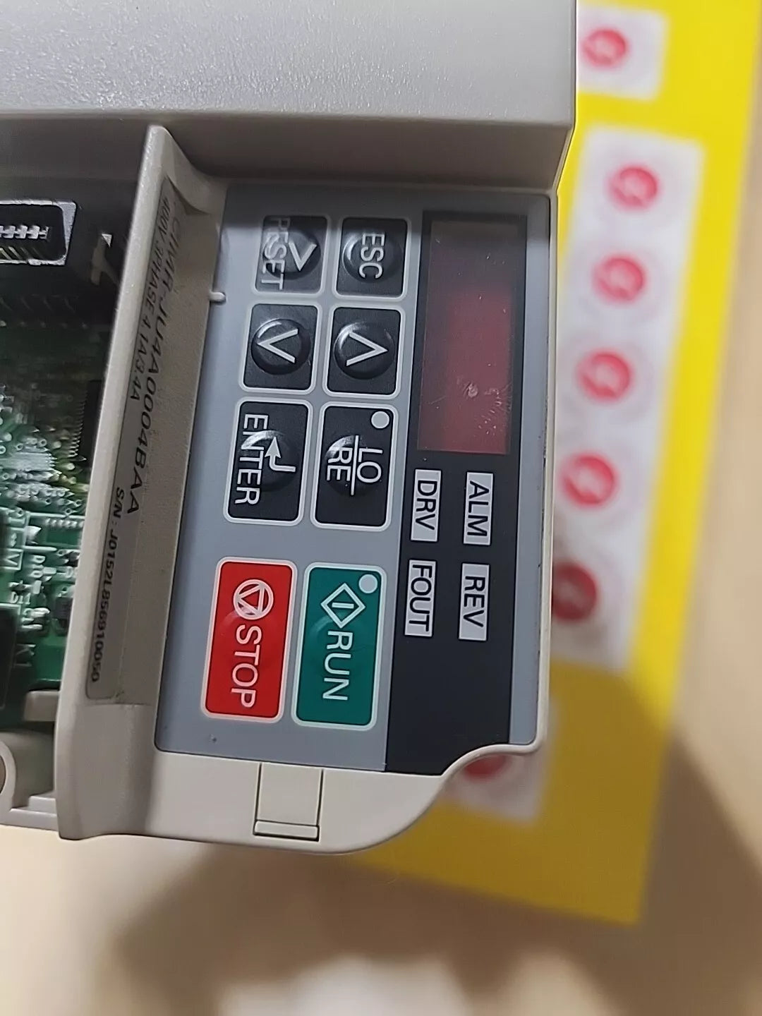 Yaskawa CIMR-JU4A0004BAA Frequency Drive, New - YASKAWA
