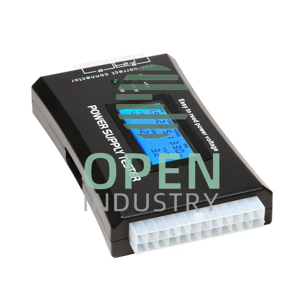 PC Computer LCD 20/24 Pin 4 PSU ATX BTX ITX SATA HDD Digital Power Supply Tester