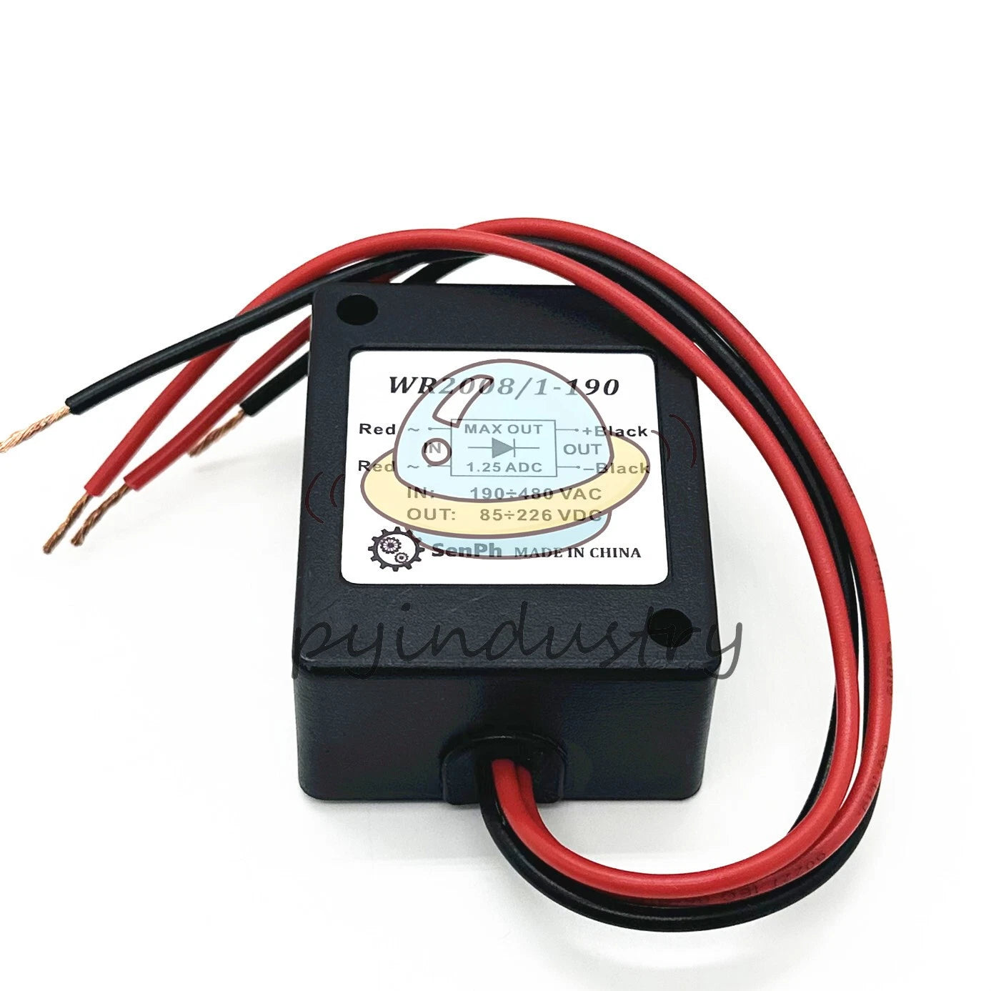 FOR ALBA Motor Brake Rectifier WR2008/1-190 190÷480 VAC 85÷226 VDC 1.25 ADC