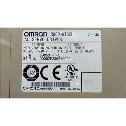 OMRON AC Servo Drive R88DWT30H In Box New - OMRON
