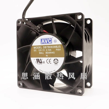 AVC DBTB0838B2S-P091 8038 12V 2.10A 8cm PWM High Speed Fan