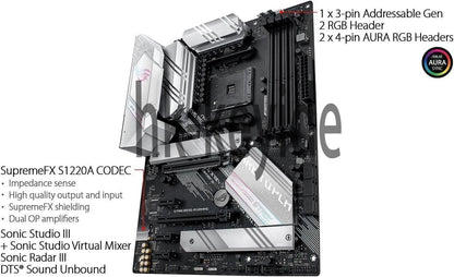 ASUS ROG STRIX B550-A GAMING AM4 AMD B550 SATA 6Gb/s ATX AMD Motherboard~