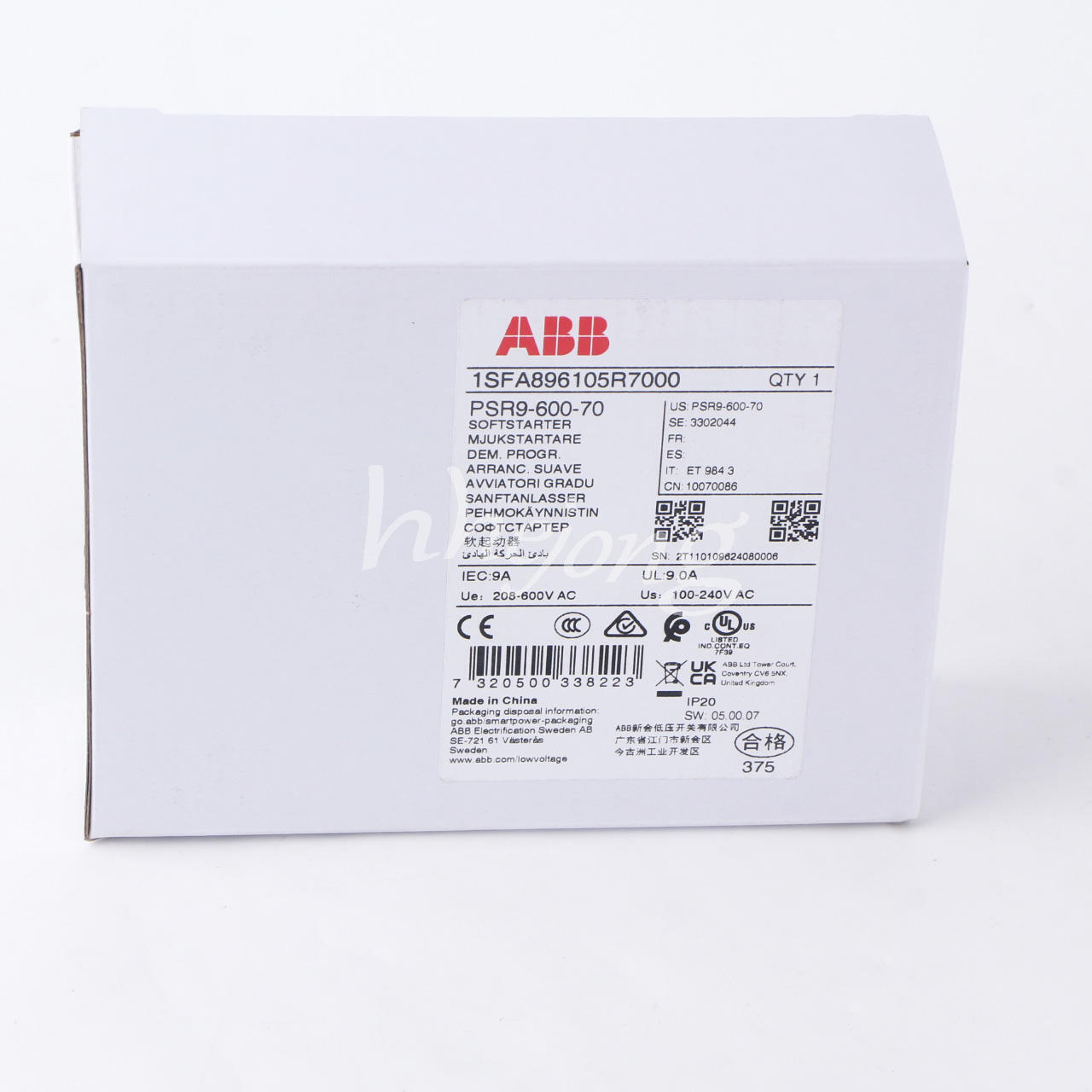 ABB Soft Starter PSR9-600-70 - ABB