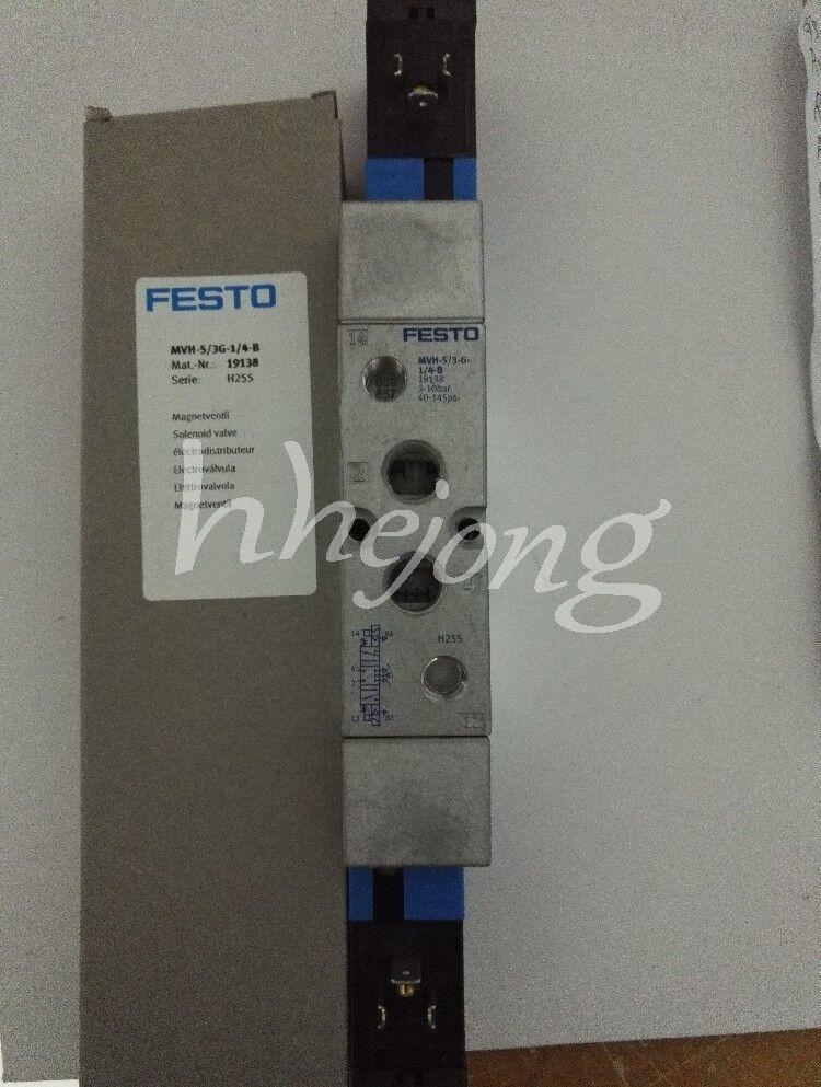 FESTO MVH-5/3G-1/4-B 19138 Solenoid Valve - High Performance Industrial Valve - FESTO