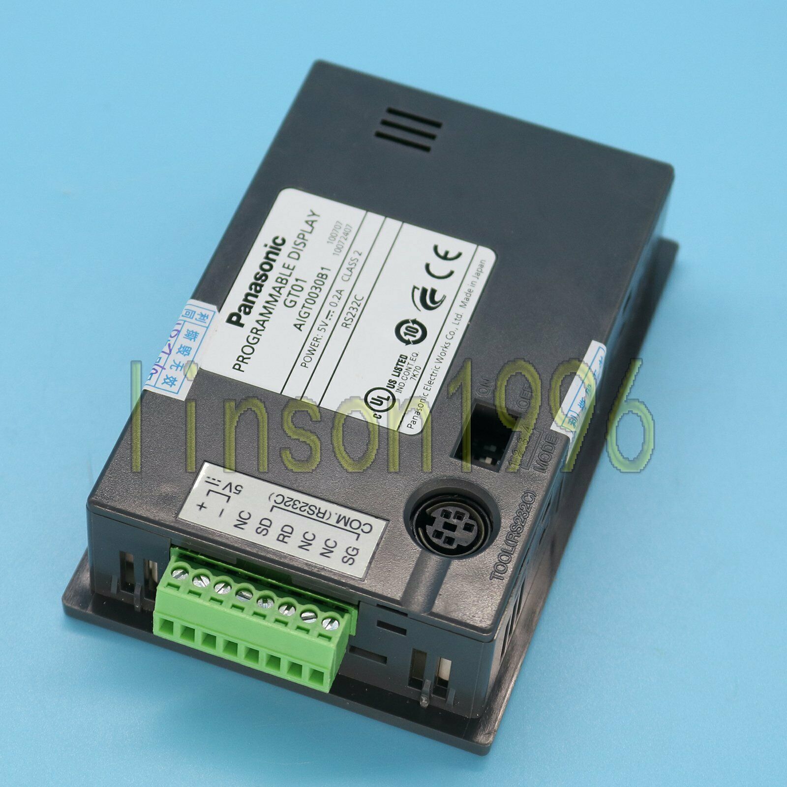 1PC Panasonic GT01 AIGT0030B1 RS232C 5V Programmable Display - PANASONIC