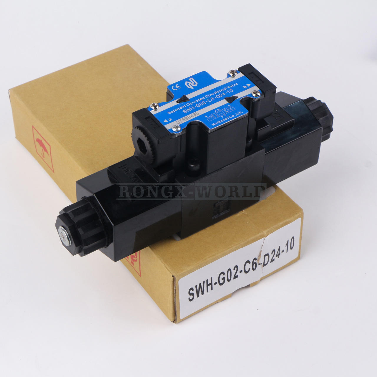 New-in-Box hydraulic solenoid valve SWH-G02-C6-D24-10 - NORTHMAN