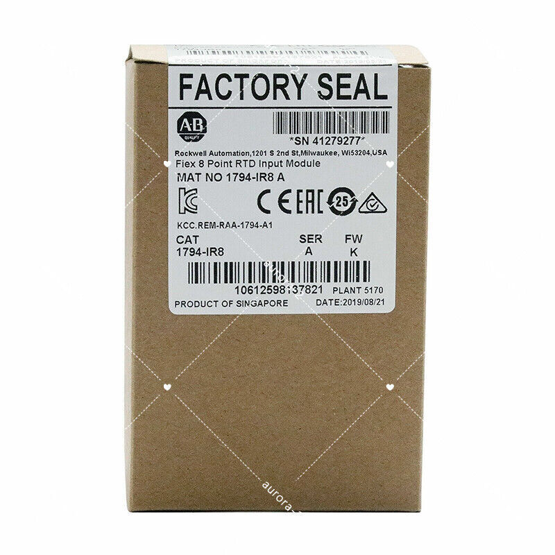 1 PCS New Factory Sealed AB 1794-IR8 SER A Flex 8 Point RTD Input Module 1794IR8