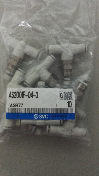 1Bag/10pcs SMC AS2001F-04-3 Fittings Free Shipping