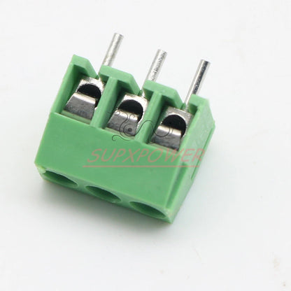 KF350-3P 3.5mm Pitch 3 pin Straight Pin PCB Screw Terminal Blocks (5PCS )