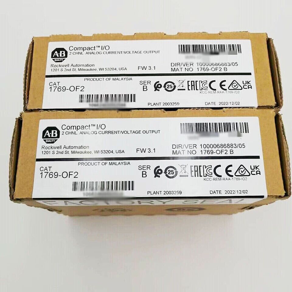 Allen Bradley Compact Output Module Factory Sealed 1769-OF2 SER B - ALLEN BRADLEY