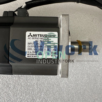 1PCS Mitsubishi HC-KFS23B AC SERVO MOTOR 3000RPM 200W 1.1AMP 118VAC