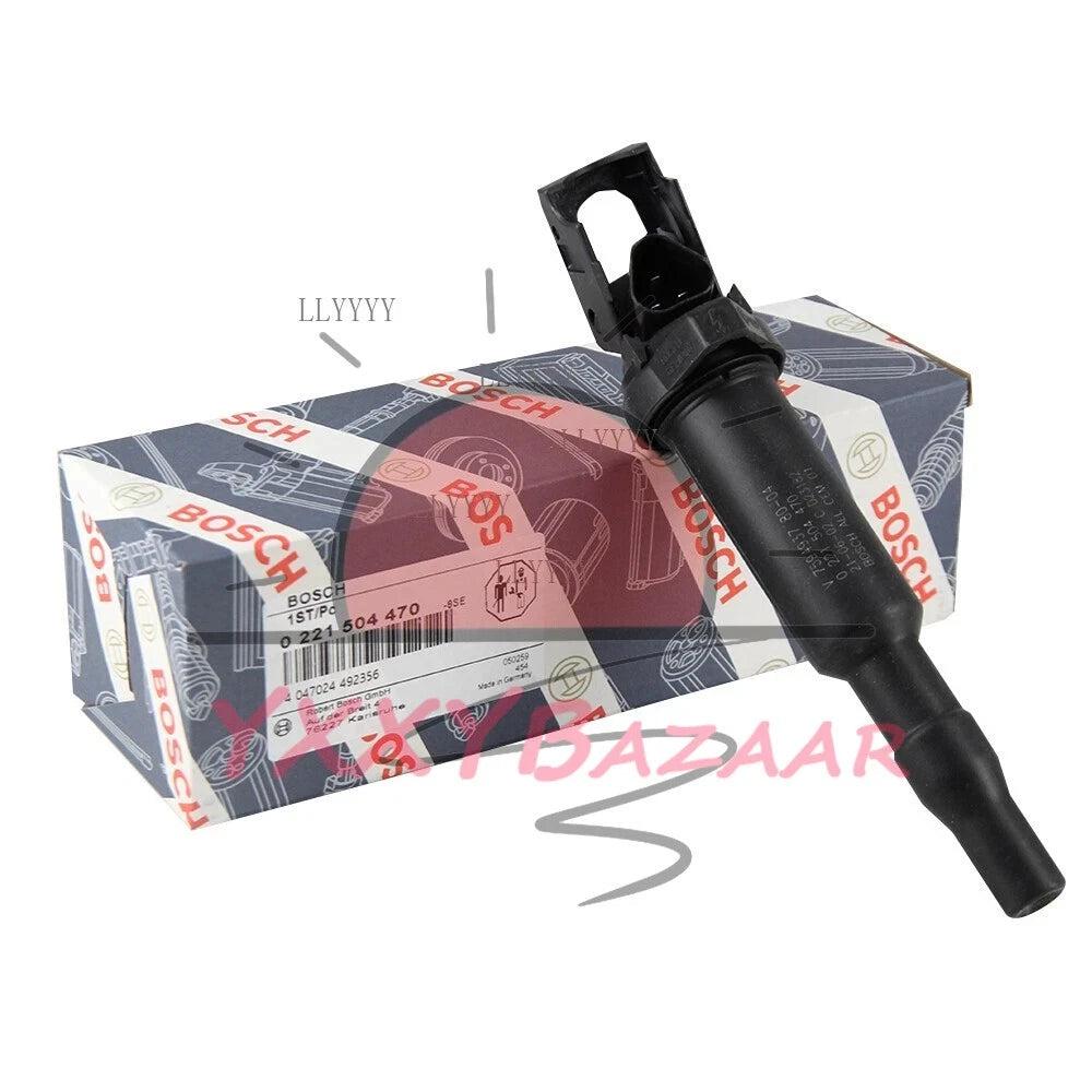 6PC 022150447 Ignition Coil & Spark Plug FOR BMW 325i 328i 525 528 530 535 X3 X5