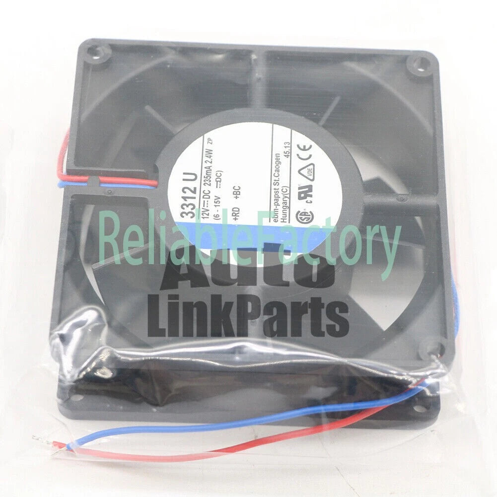 3312U Axial Fan DC12V 235mA 92*92*32mm IP68 2.4W Waterproof Cooling Fan