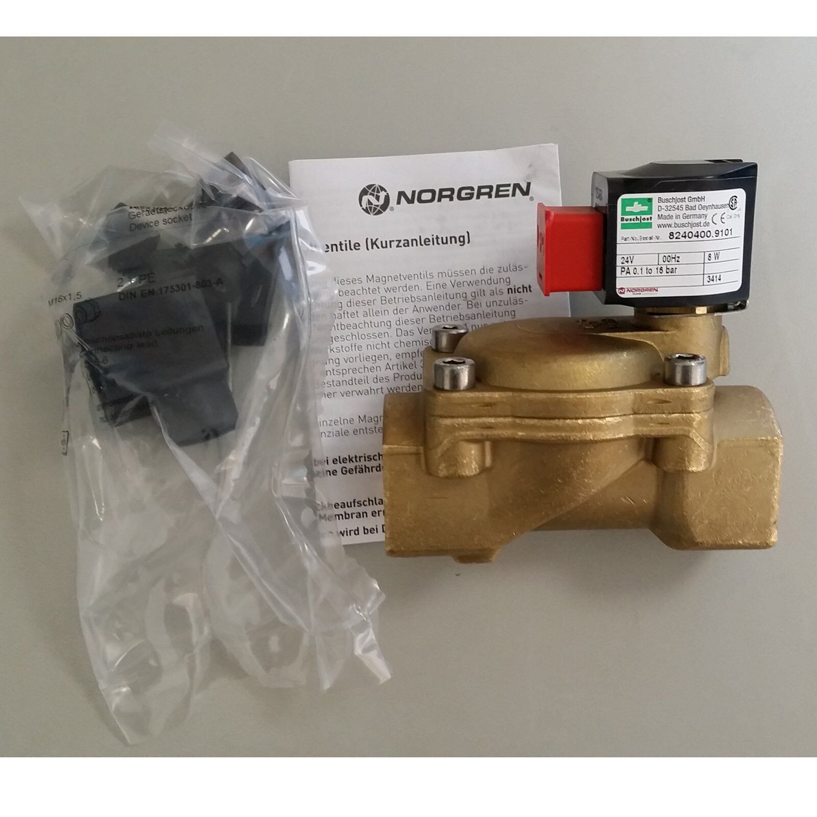 1PC NORGREN 8240400.9101 24V Fast Ship - NORGREN