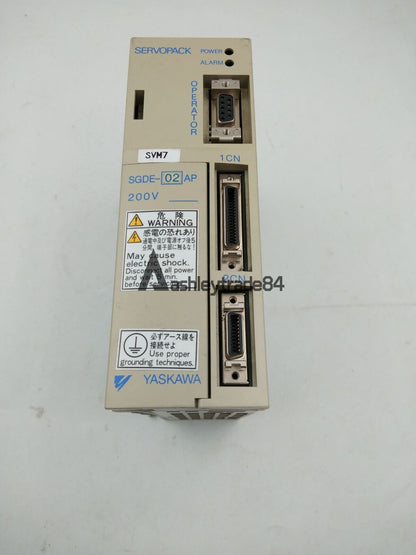 used 1PCS  Yaskawa servo driver SGDE-02AP