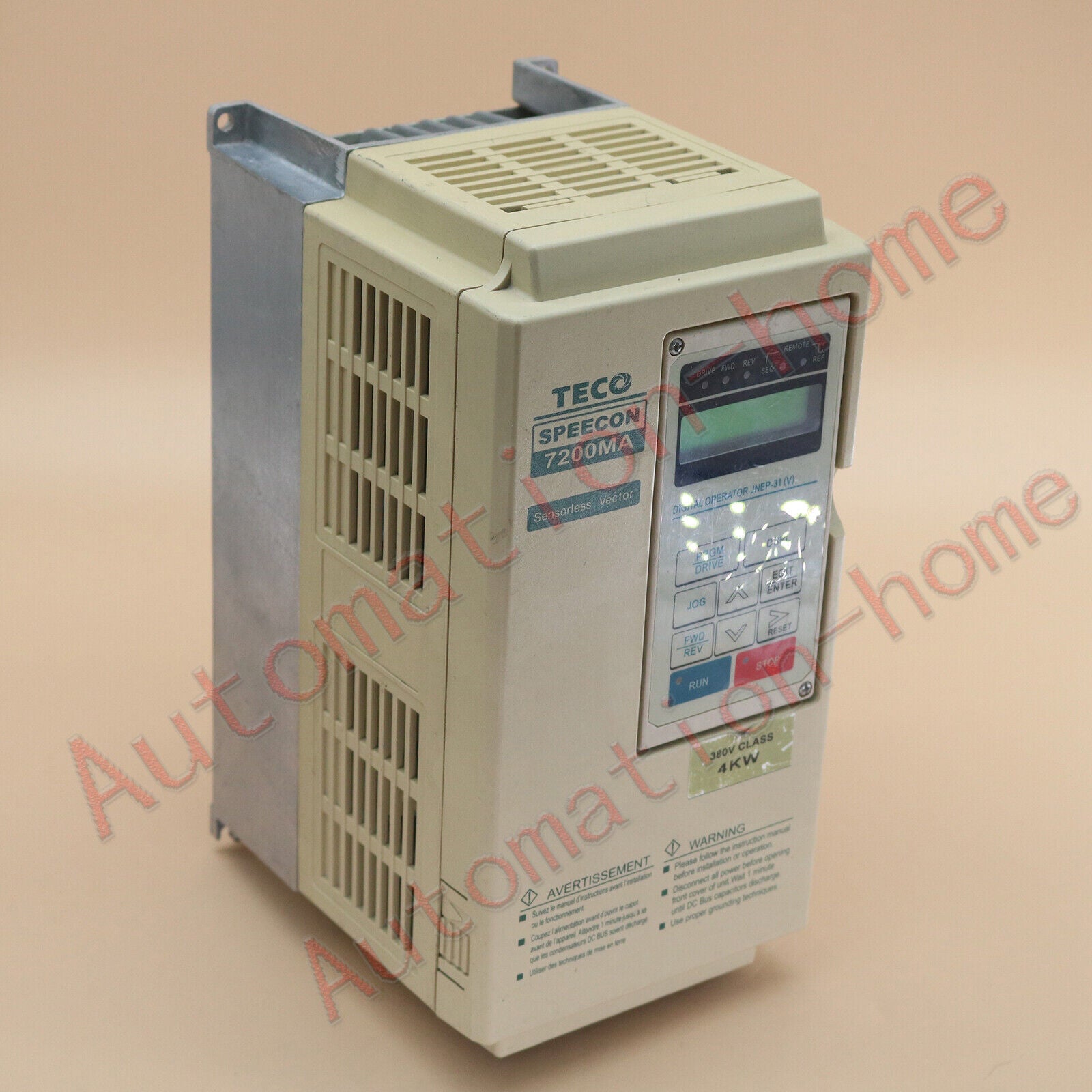 used 1pc  TECO inverter JNTMBGBB0005AZ-OM 4KW 380V in good condition#QW