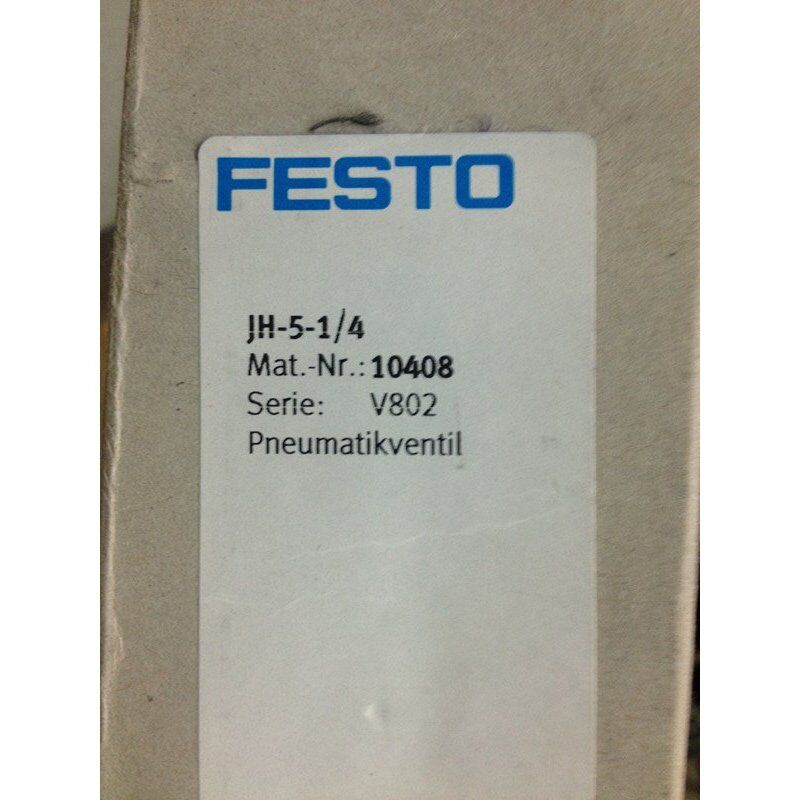 FESTO pneumatic control valve JH-5-1/4 stock - FESTO