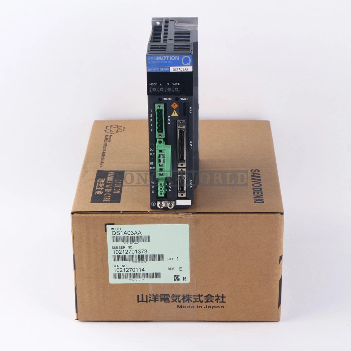 ONE SANYO DENKI QS1A03AA Servo Drive