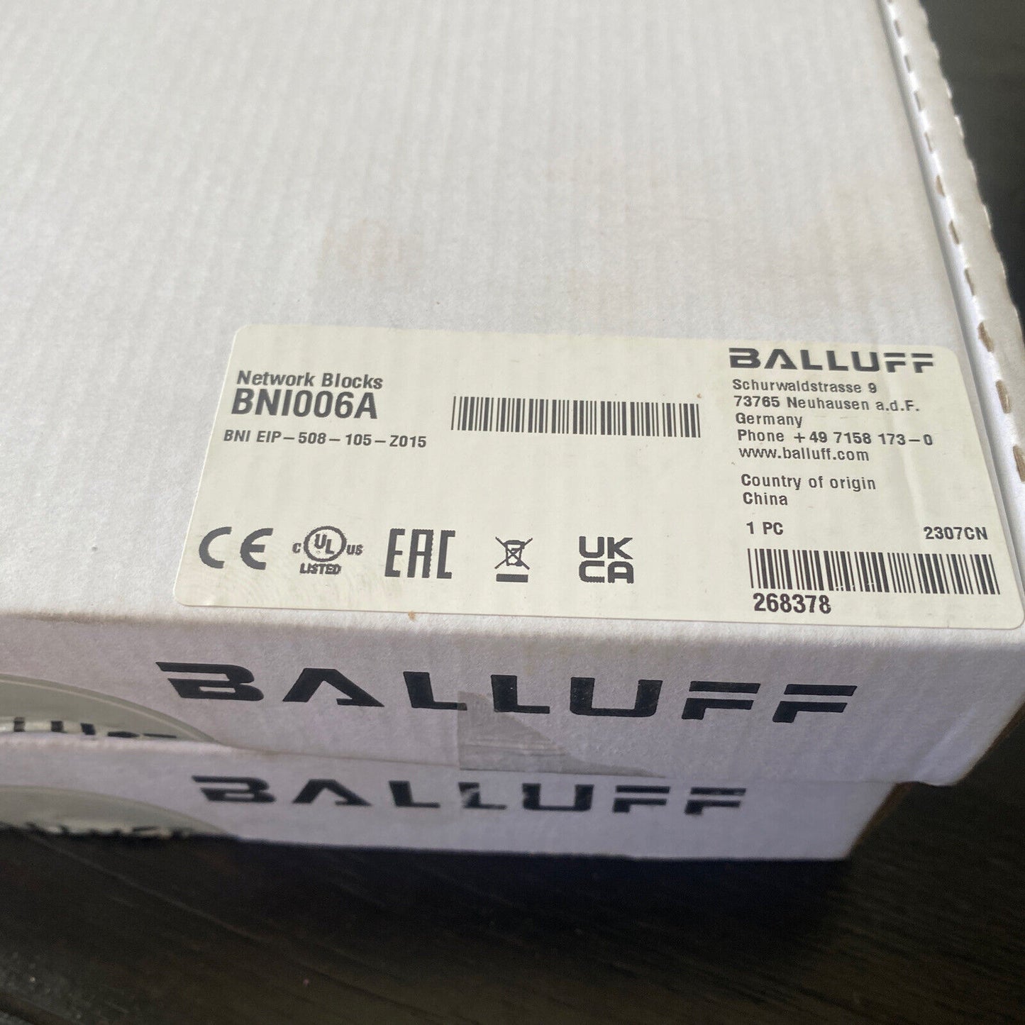 BALLUFF BNI006A Module - EIP-508-105-Z015 - BALLUFF